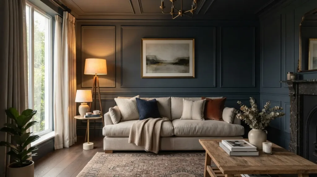 Living Room Wall Panelling Ideas
