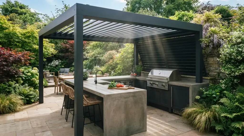 A Fully Covered Kitchen for Genuine Year-Round Use