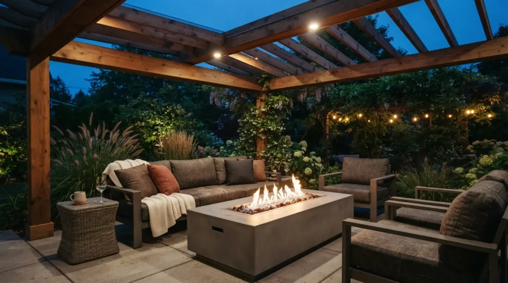 A Gas Fire Pit for Instant, No-Fuss Evenings