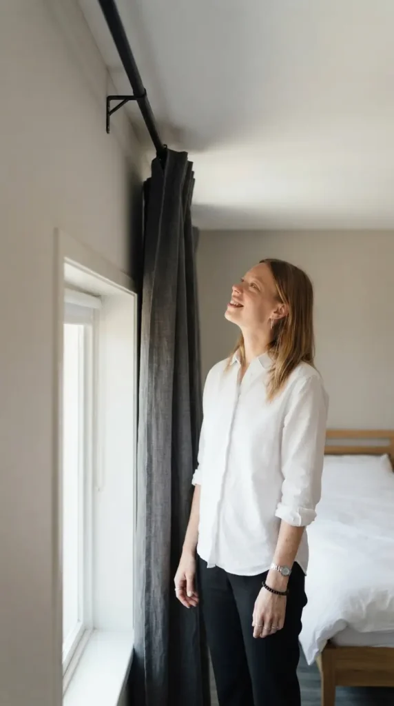 Coloured or Blackout-Lined Curtains for Genuine Light Control
