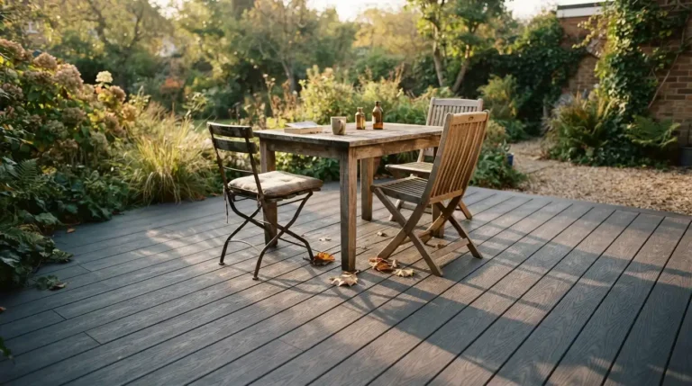 1. Composite decking ideas for a low maintenance garden with hidden fixings