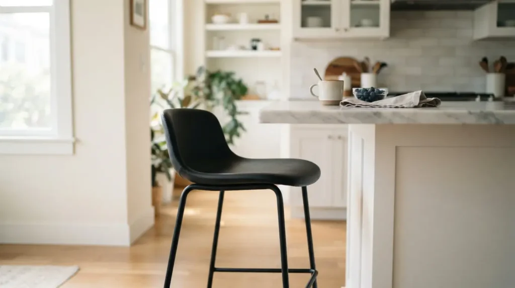 Low-Back Stools for a Comfort-and-Space Compromise