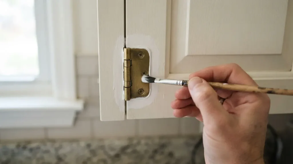 Paint With the Right Technique for a Fixed Door