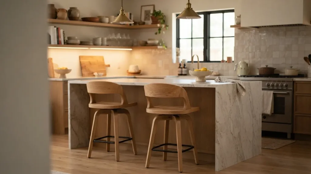 Swivel Stools for a Multi-Use Kitchen