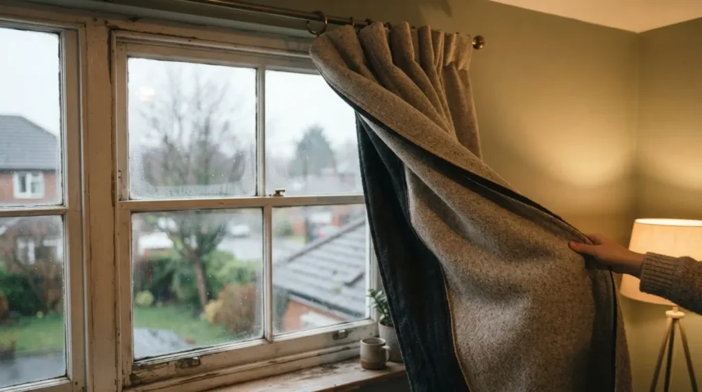 Thermal-Lined Curtains for a Drafty or Single-Glazed Window