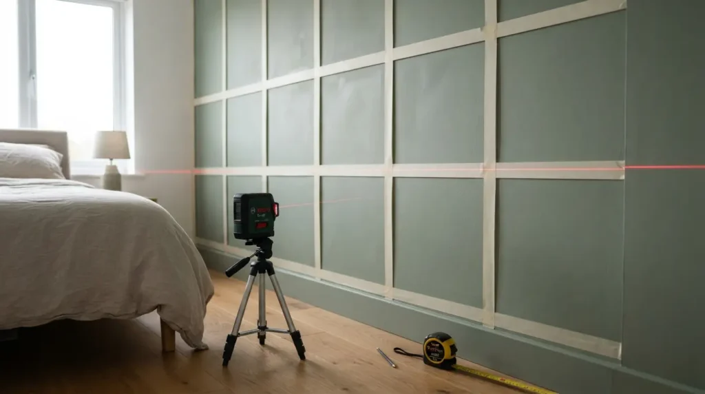 Transfer Your Design to the Wall With Tape, Not Guesswork