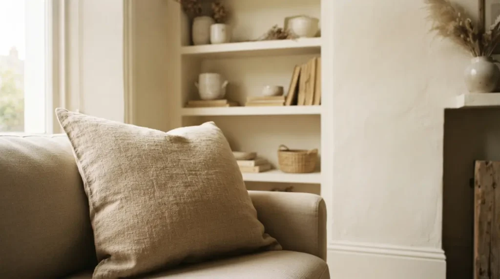 Warm Off-White Instead of Stark White for Gentle Calm