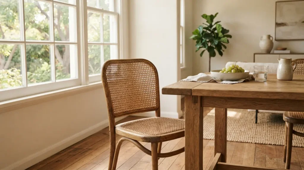 Woven Rattan or Cane for Natural Texture