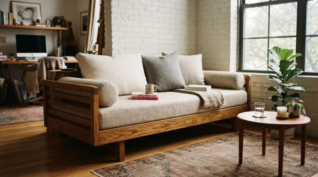 A Daybed for a Multi-Functional Guest or Studio Space