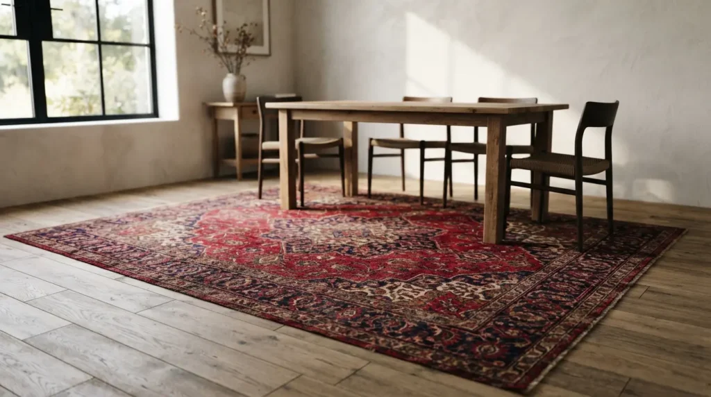 A Richly Coloured or Patterned Rug as a Genuine Style Statement