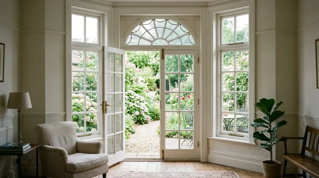 A Walk-In Bay Window Configuration for Light From Three Angles