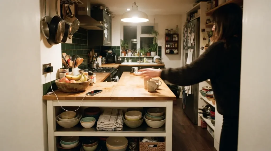 Go Slim and Slot In a Galley-Style Island for Small Kitchens