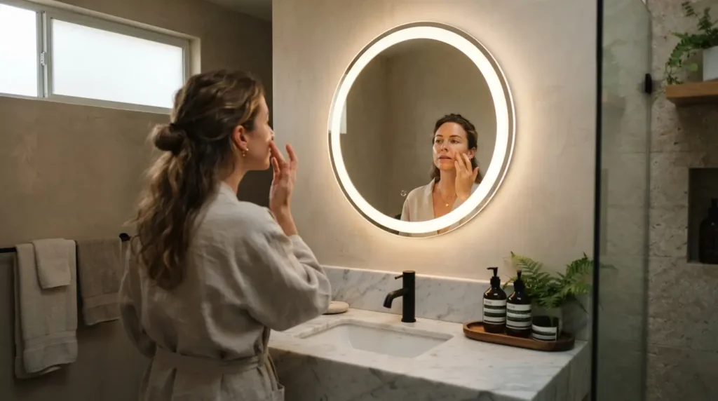 Halo-Style LED Ring Mirrors for a Soft, Even Glow