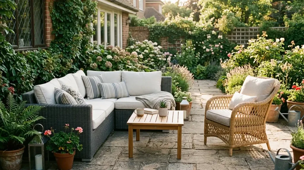 Layer Different Rattan Tones for Depth