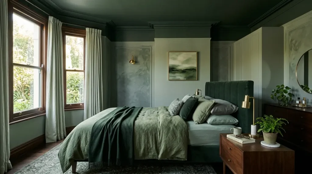 Layer Multiple Green Tones Together as a Tonal Scheme