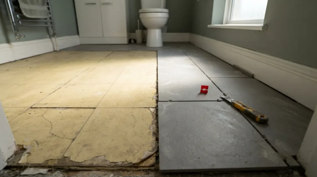 Rip Out Old Flooring for Tile, Vinyl, or Stone