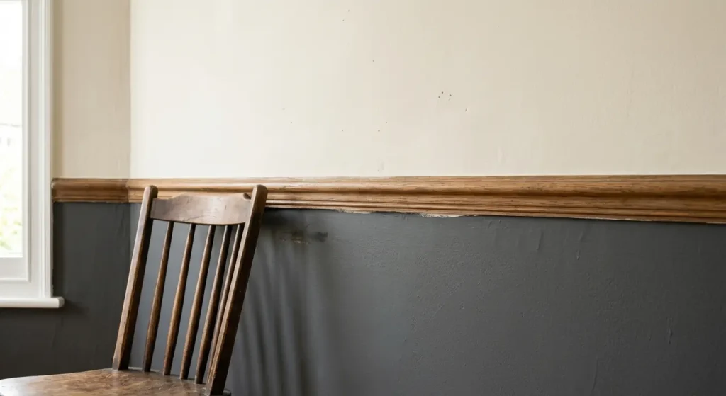 Two-Tone Colour to Protect Busy Walls