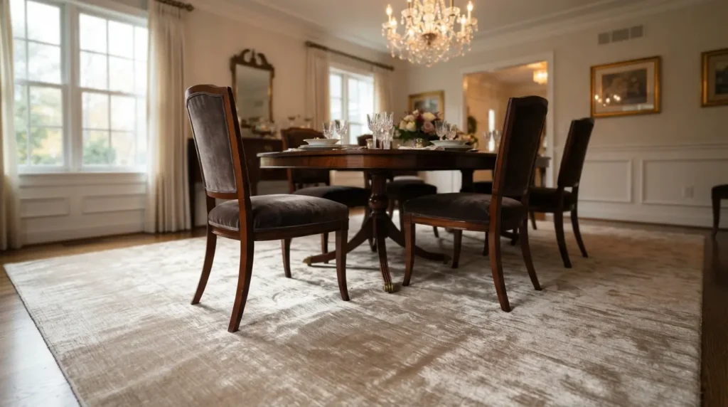 Viscose or a Silkier Weave for a Formal Dining Room