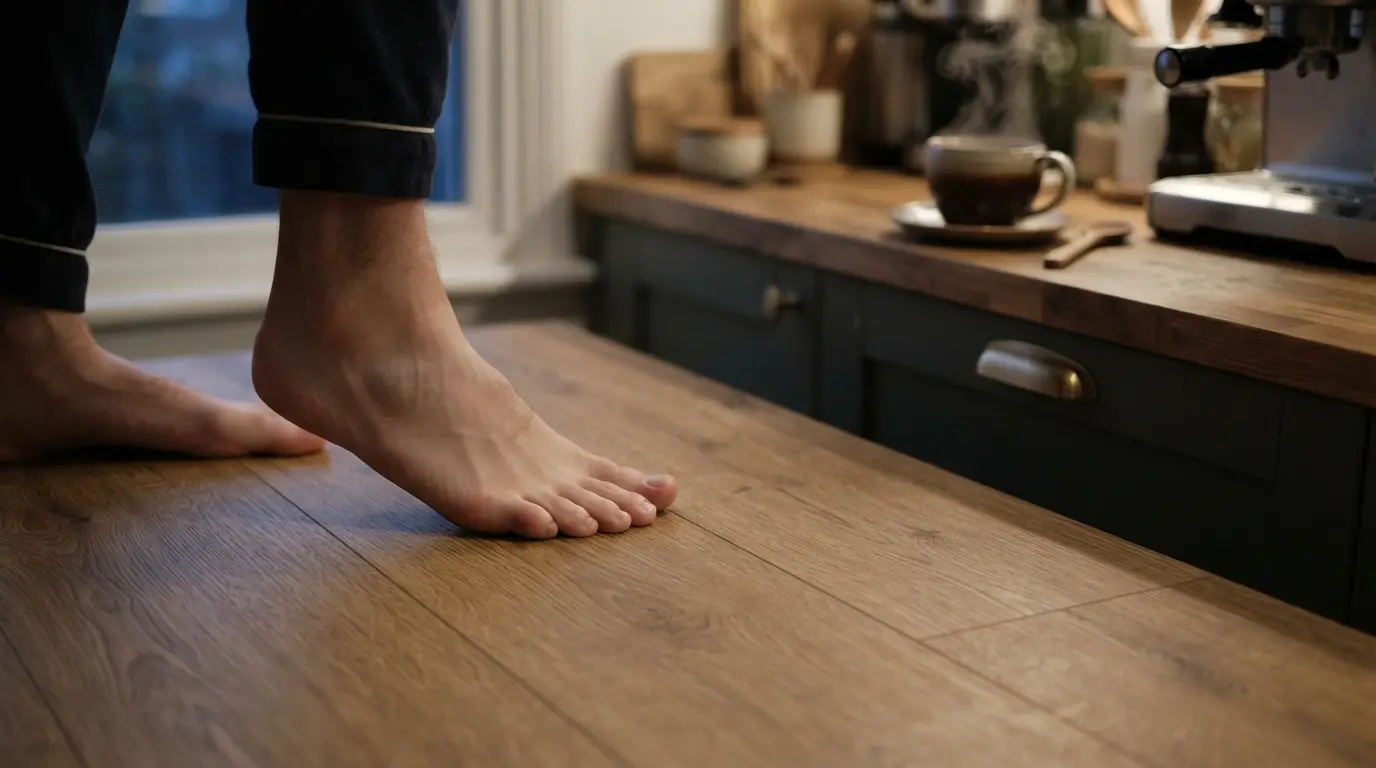 the best flooring for a kitchen with wood-effect LVT planks