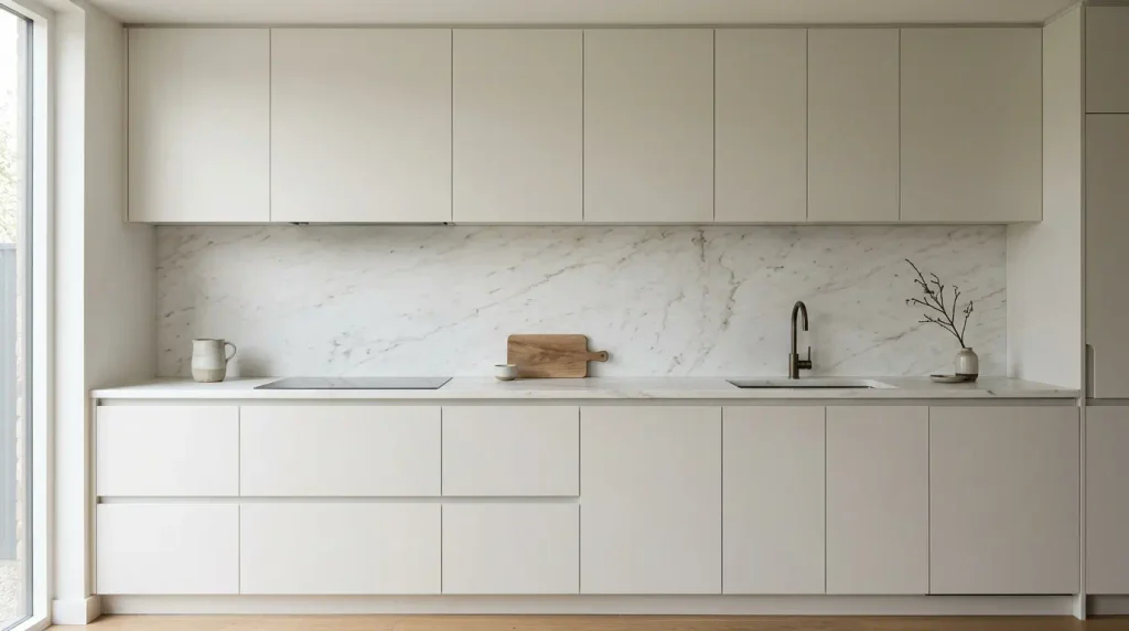 Keep the Splashback Simple and Continuous